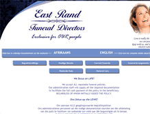 Tablet Screenshot of eastrandfunerals.co.za